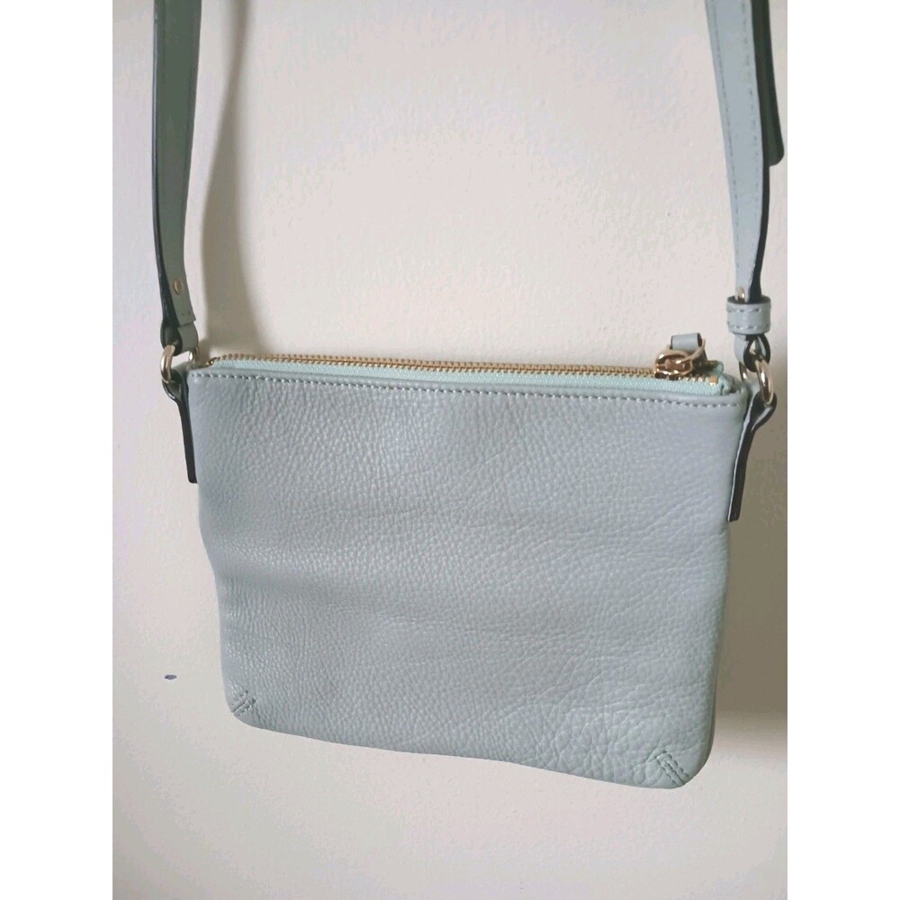 Kate Spade Pebbled Mint‎ Green Leather Crossbody Bag - Picture 5 of 8